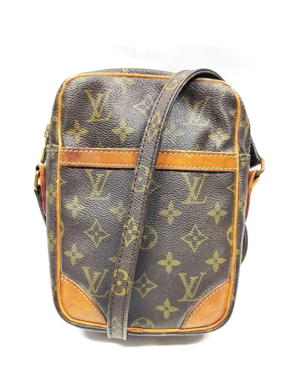 Louis Vuitton Monogram Canvas Messenger Bag in Brown and Tan